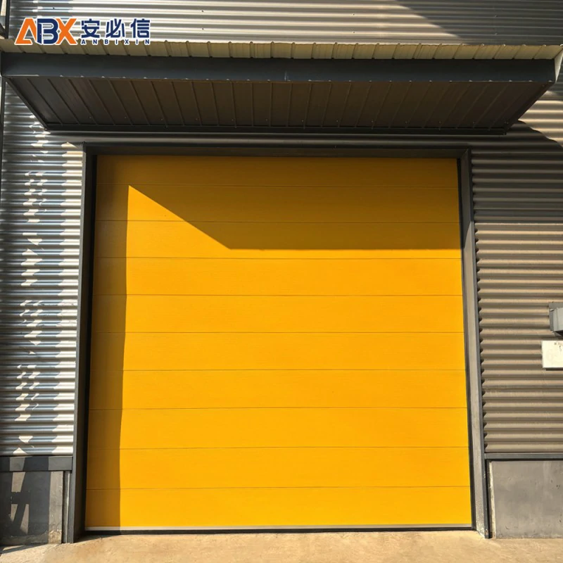 四平翻板滑升门